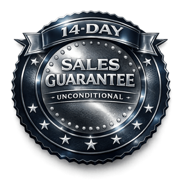 14-Day Unconditional Sales Guarantee seal